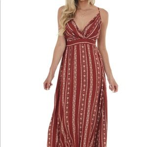 NWOT bohemian Maxi dress